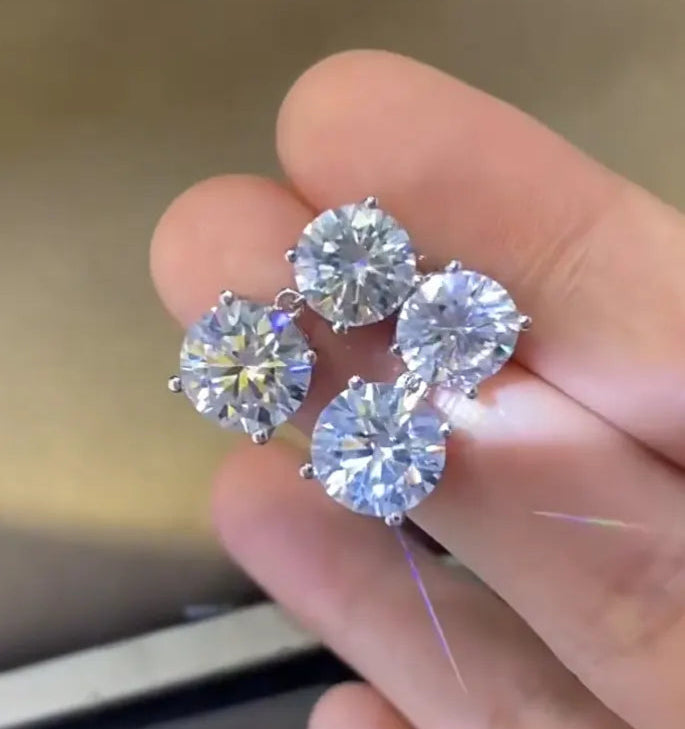 Two tier drop 5ct Lab