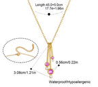 Necklace length and design details