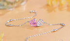Sterling silver heart bracelet sizing and extender details