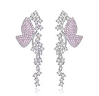 Matching butterfly earrings shown as a coordinating style; sold separately